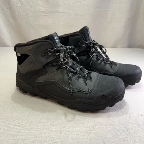 Merrell Men’s Waterproof Winter Boots Vibram Arctic Grip Ice Traction Size 12 - Picture 4 of 16